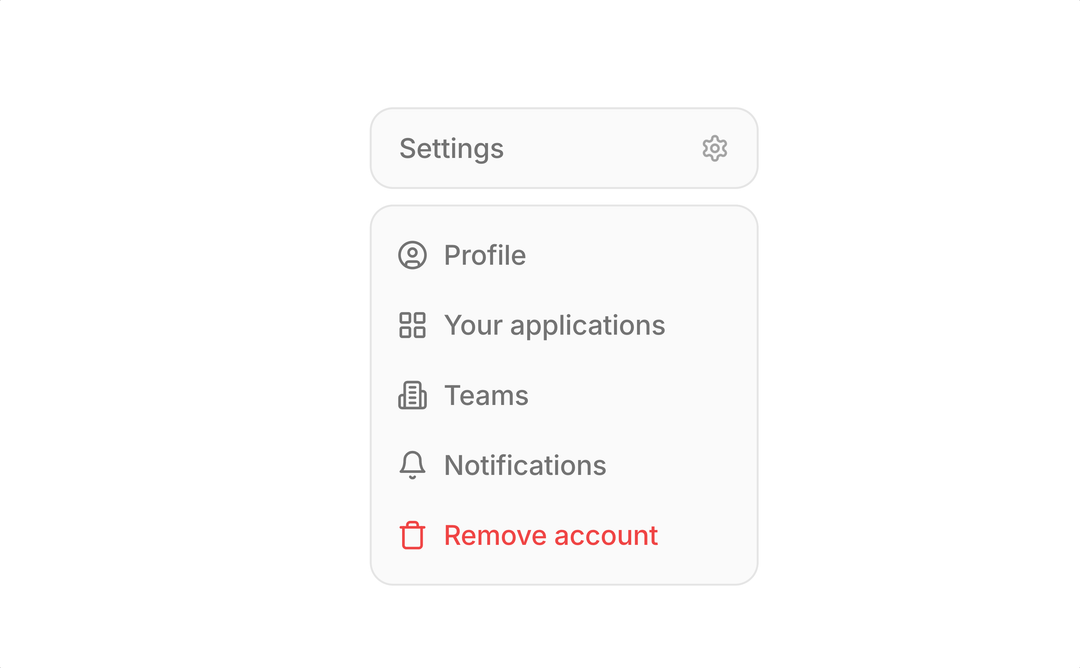 Dropdown Menu
