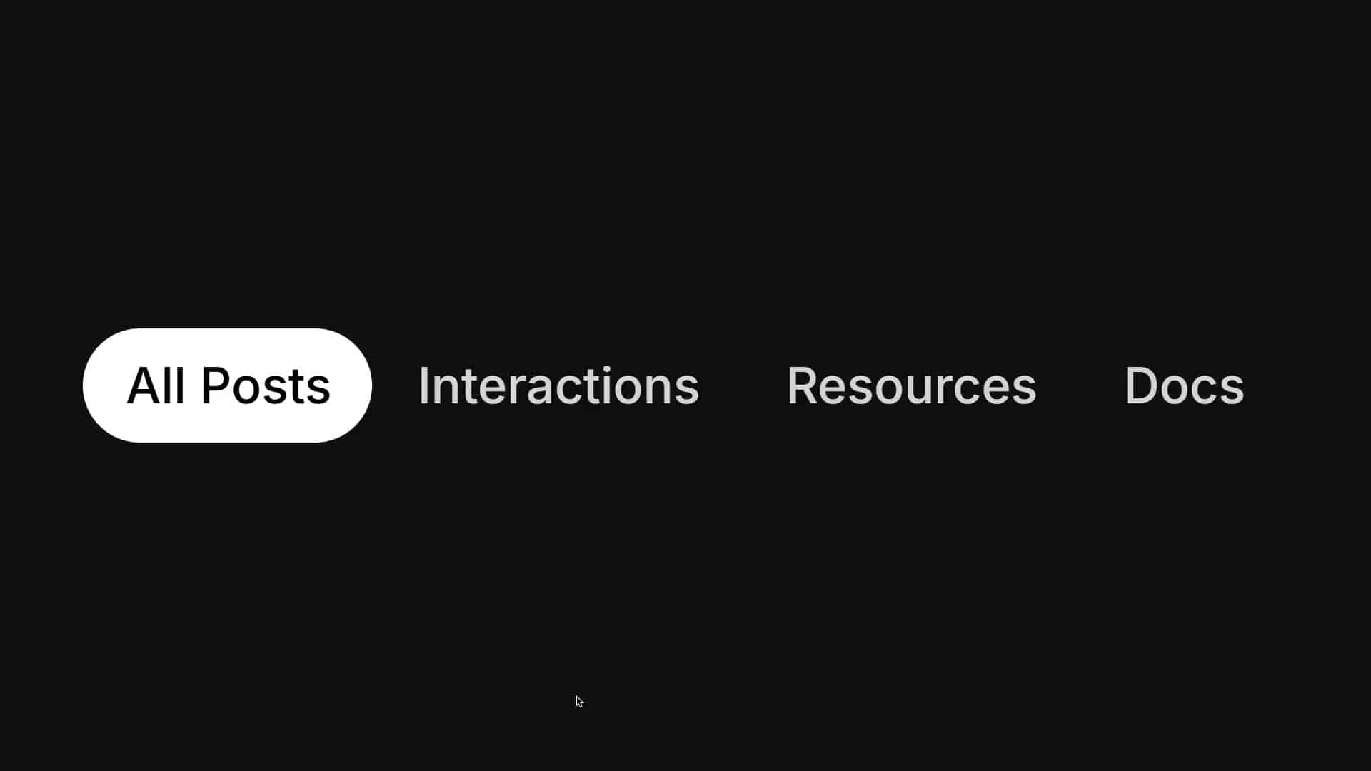 Animated Tabs