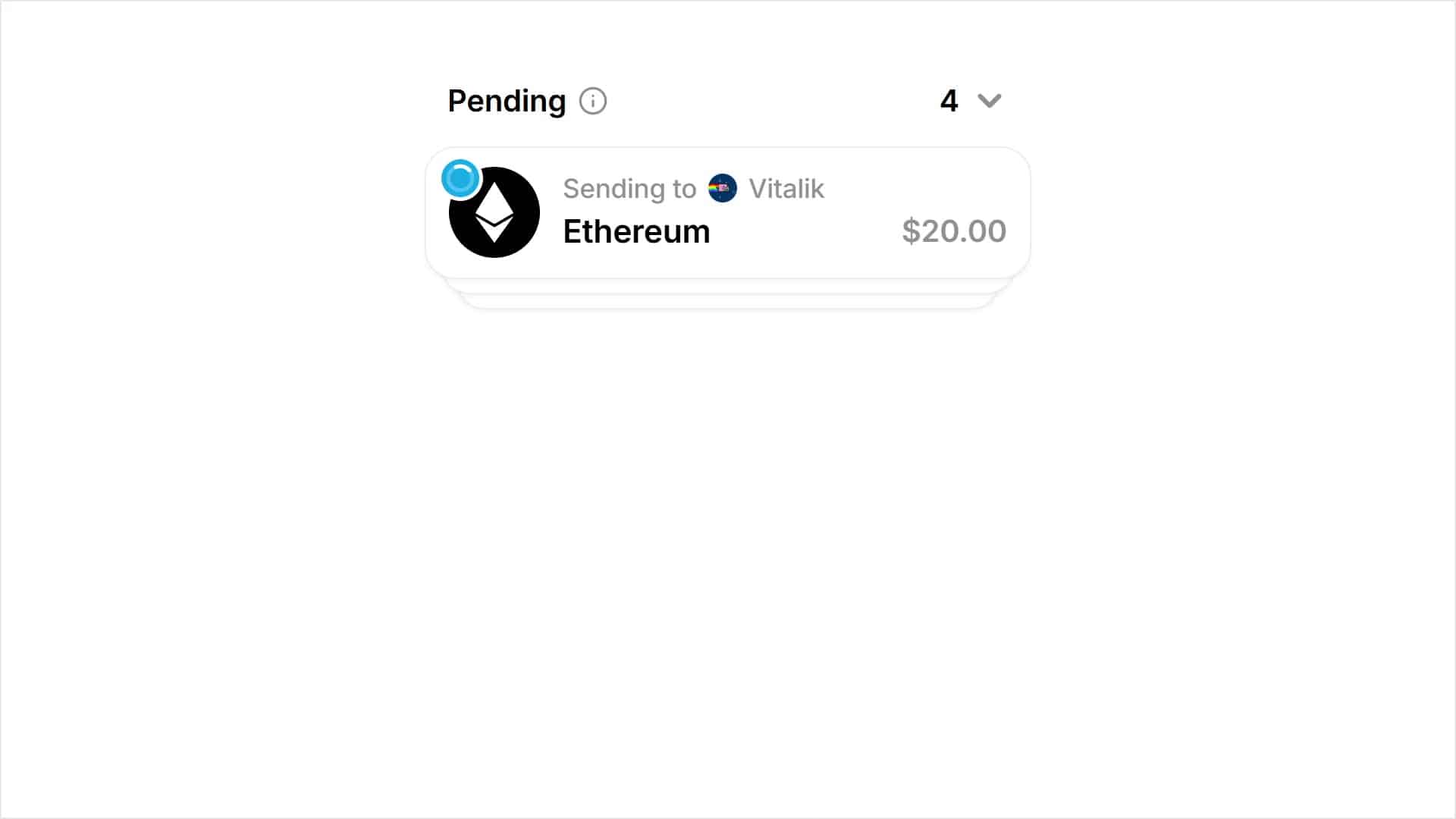 Pending Wallet Transactions