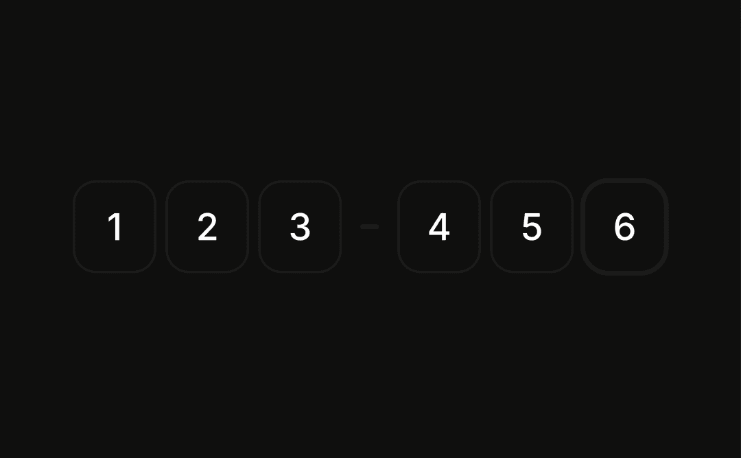 Animated Input OTP